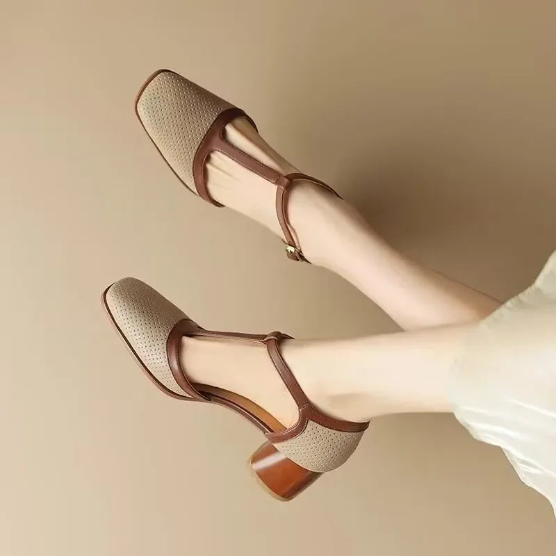Freja ™| Isava Mid Heel Shoes