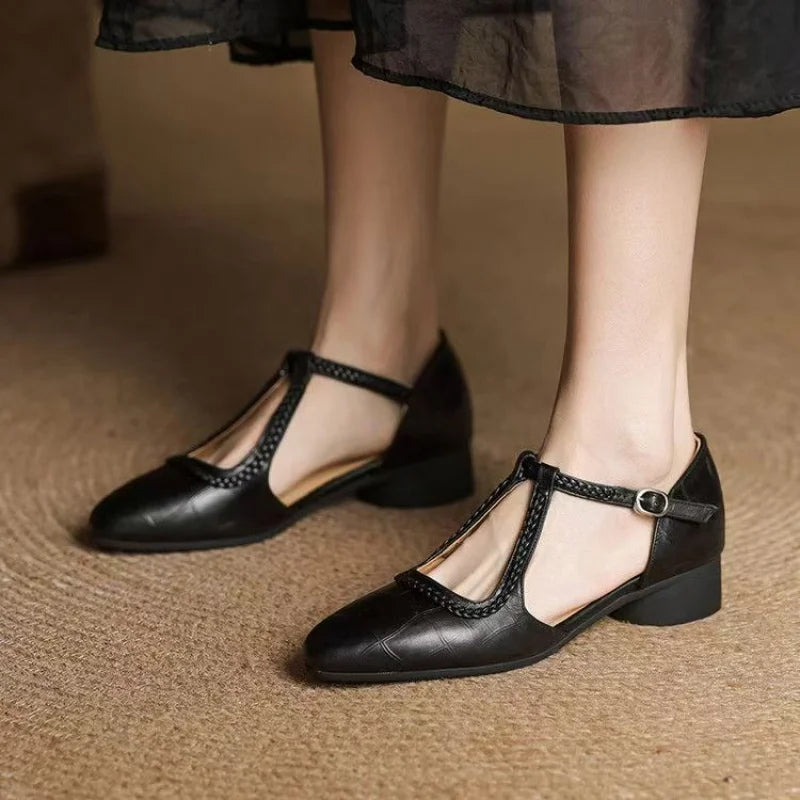 Elin ™| Bevora T-Strap Sandals