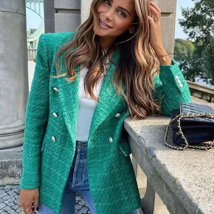 Amelia™ - Stilren Tweed Blazer
