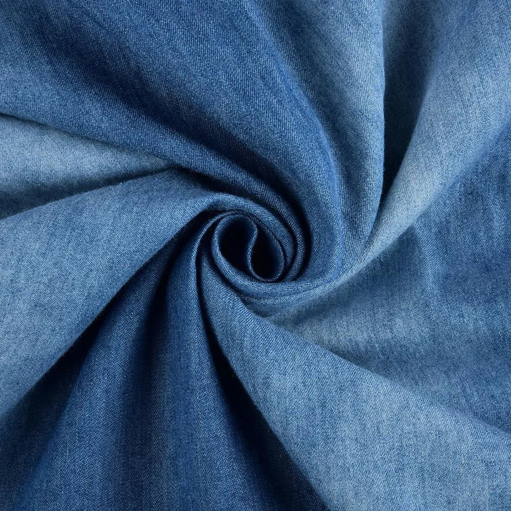 LANA™ | Tyra - Avslappnad Denim Sommarklänning