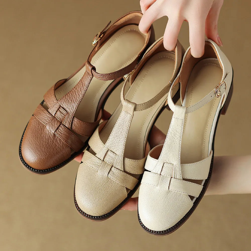 Elin ™| Sylviera T-Strap Ballerinas