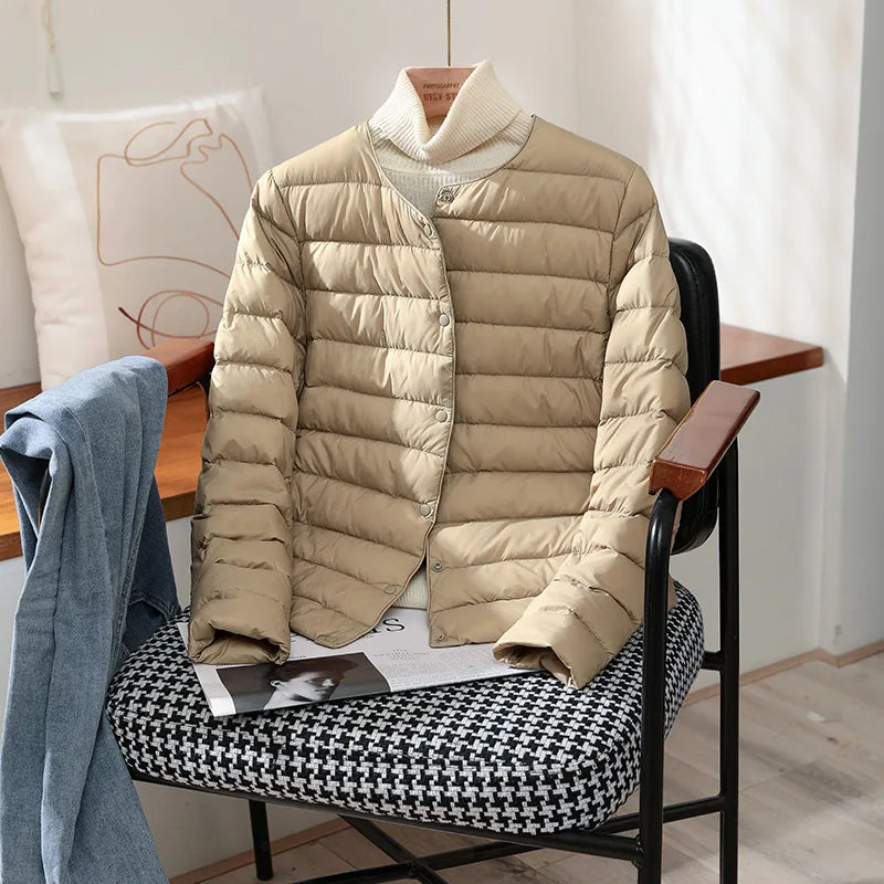 Vera™ | Ultralätt Dunjacka i Slim Fit
