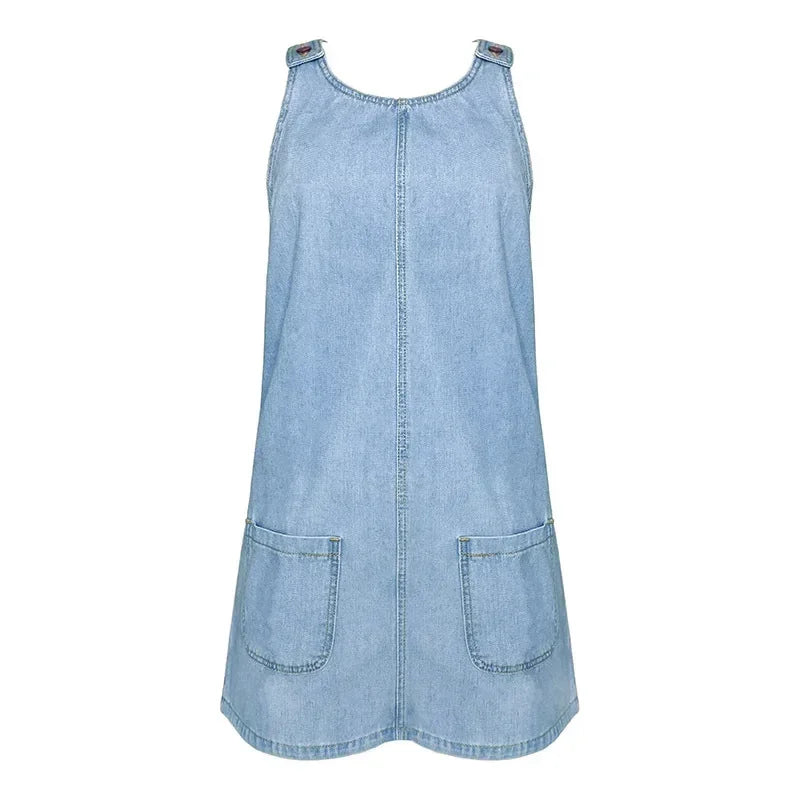 LANA™ | Mandy - Praktisk och lätt jeansklänning