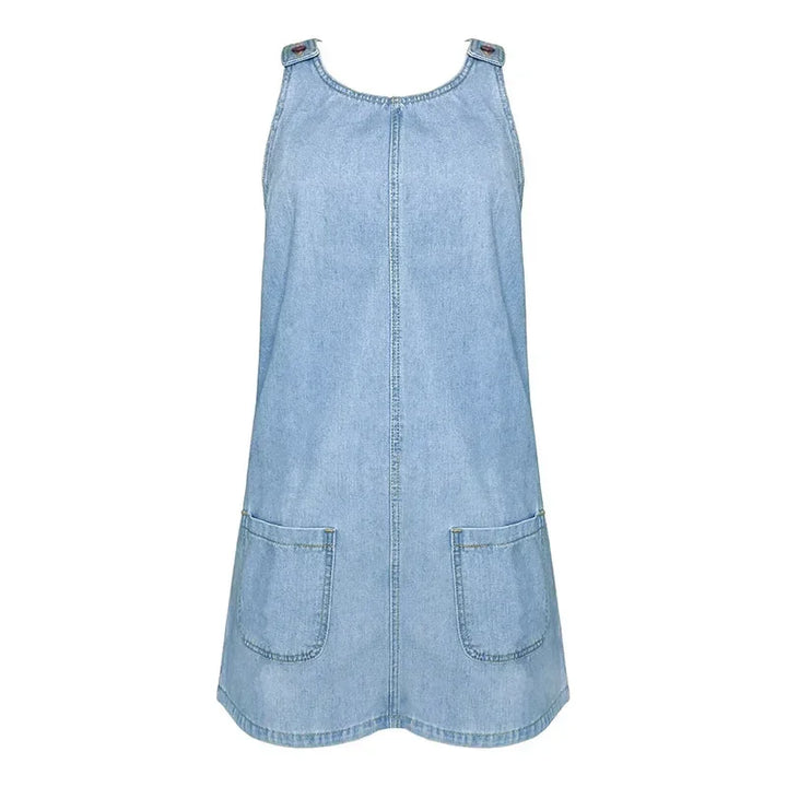 LANA™ | Mandy - Praktisk och lätt jeansklänning