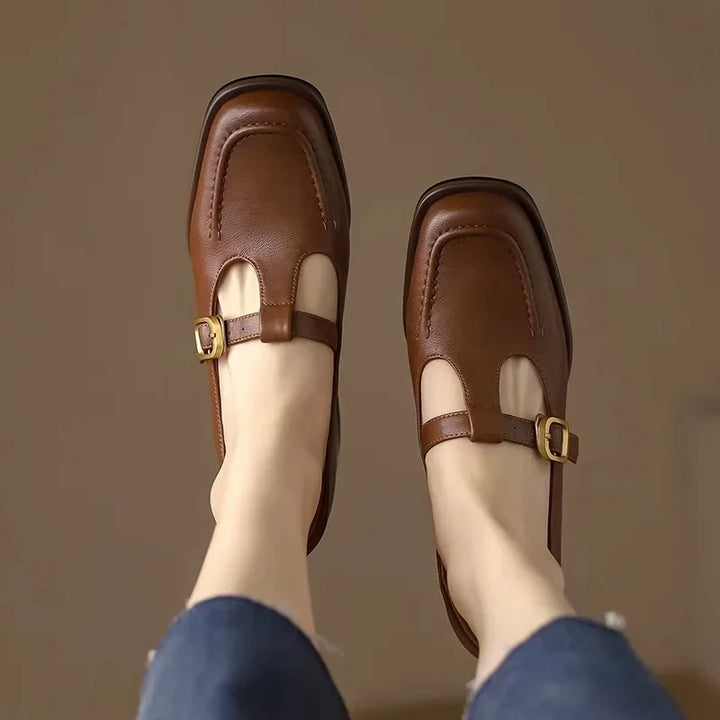 Elsa ™| Delvara Läder Sneakers