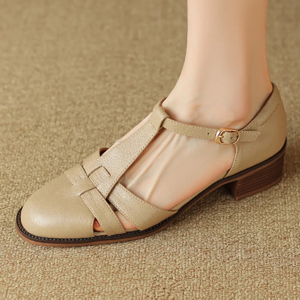 Elin ™| Sylviera T-Strap Ballerinas