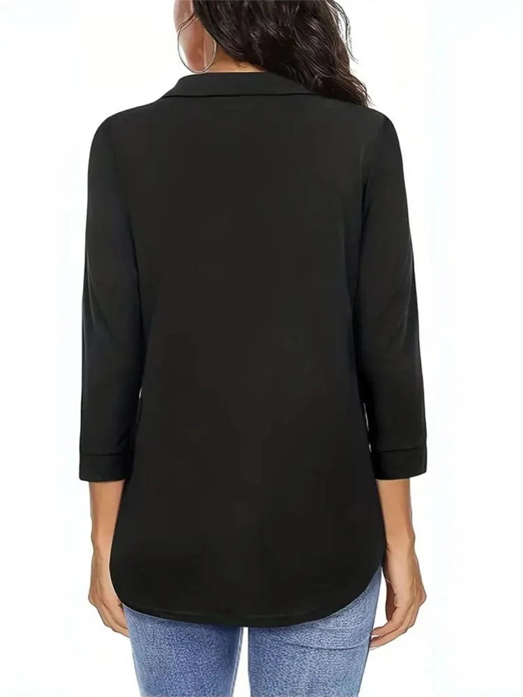 LANA™ | Linnea – Elegant vardagstopp med V-ringning