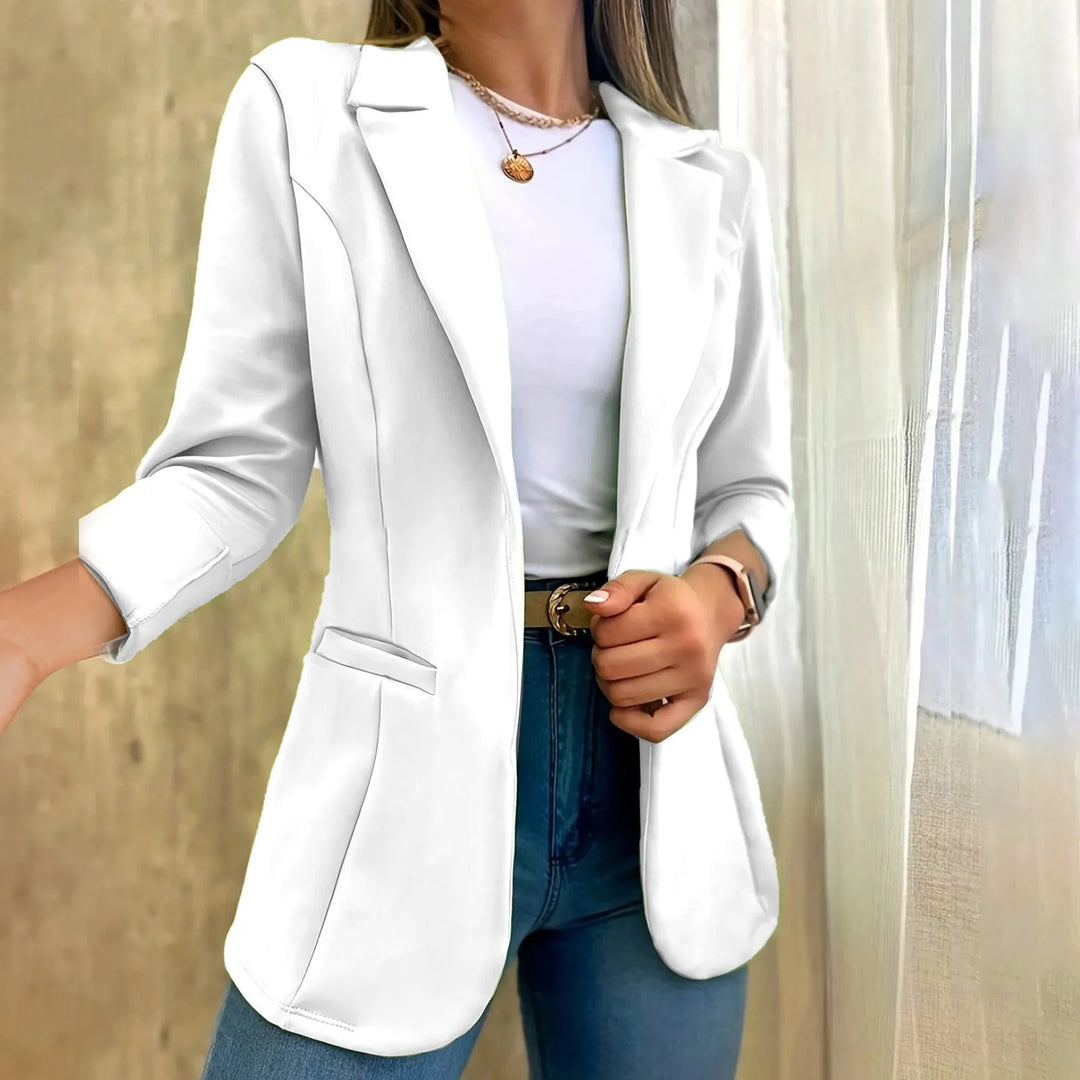 Aria™ - Minimalistisk Långärmad Blazer
