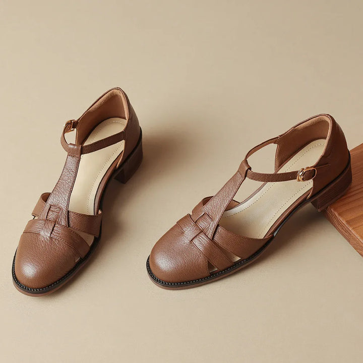 Elin ™| Sylviera T-Strap Ballerinas