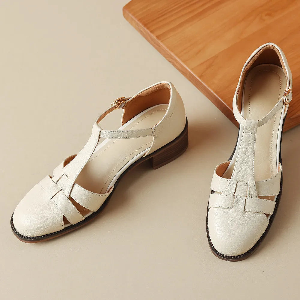 Elin ™| Sylviera T-Strap Ballerinas