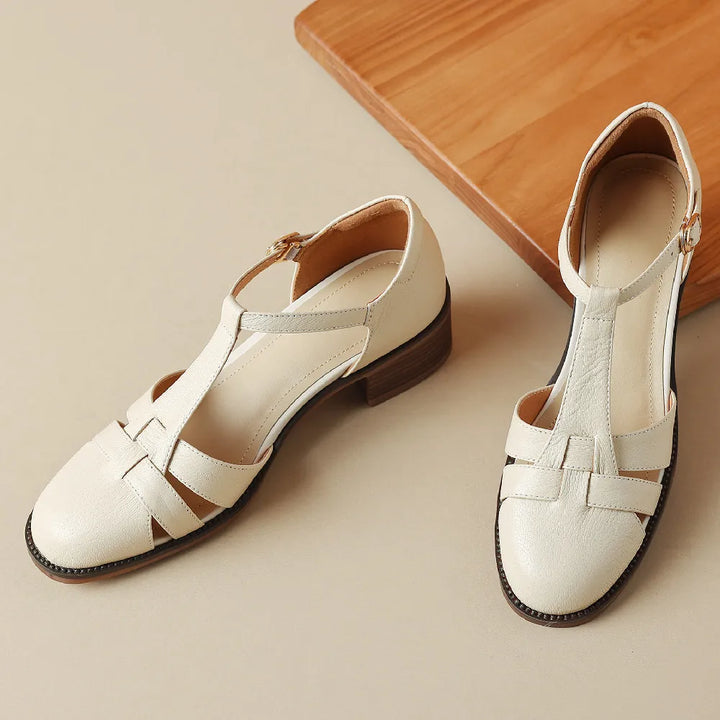Elin ™| Sylviera T-Strap Ballerinas