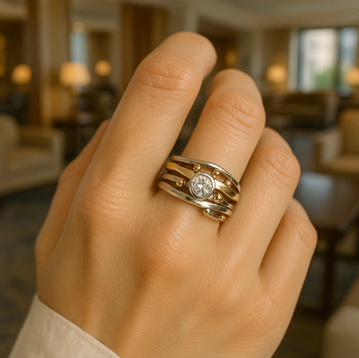 LUNARIA VINTAGGIO | DRÖMENS GULD RING