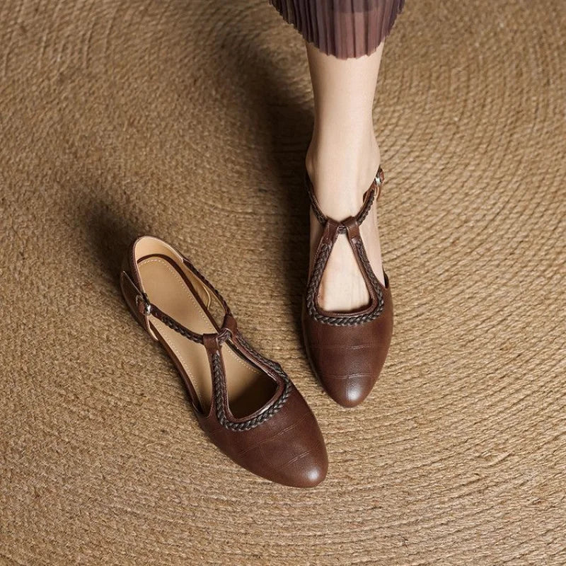 Elin ™| Bevora T-Strap Sandals