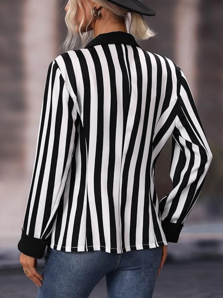 Luna™ - Elegant Randig Blazer