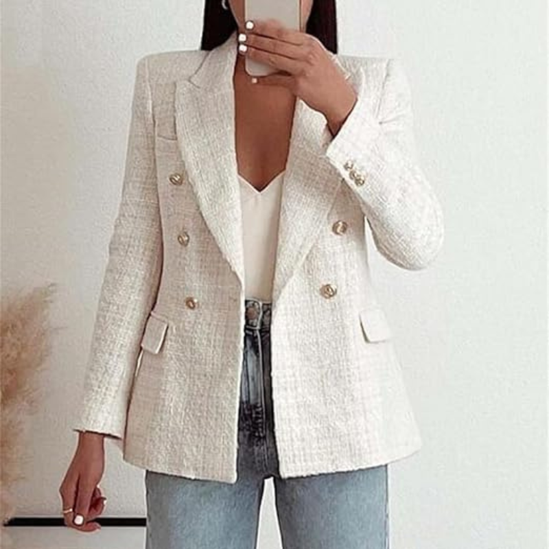 Amelia™ - Stilren Tweed Blazer