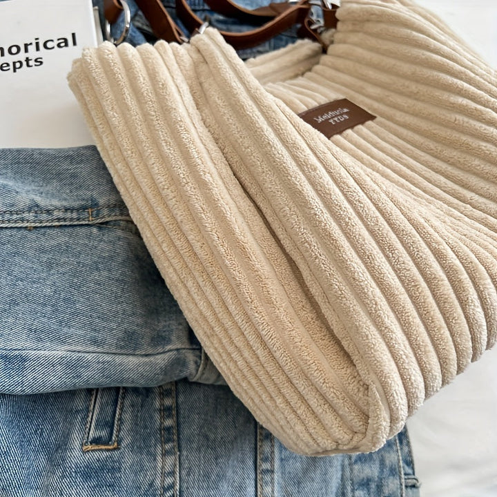 Gio™ - Mjuk korduroy axelväska
