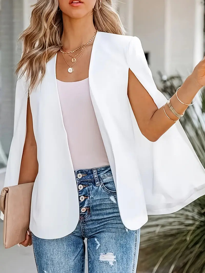 Olivia™ - Chic Cape Sleeve Blazer
