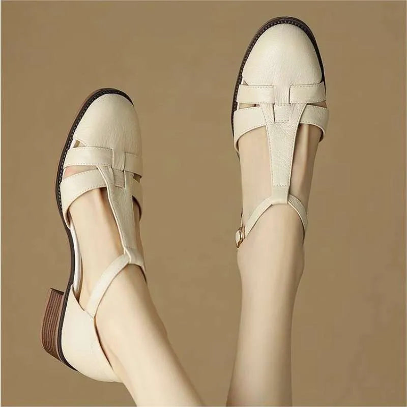 Elin ™| Sylviera T-Strap Ballerinas