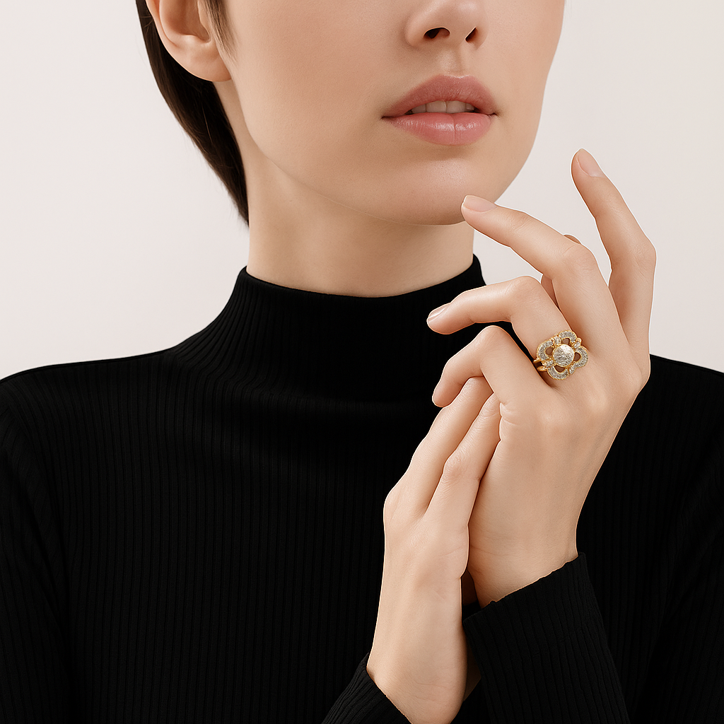 LUNA D'ORO | LUMINOUS VISION RING