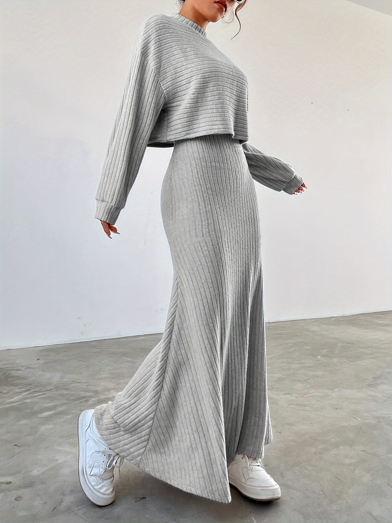 LANA™ | Avslappnad klänning för kvinnor + Gratis tröja