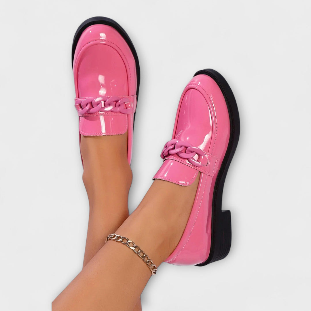 Lumi | Loafers med kedjespänne