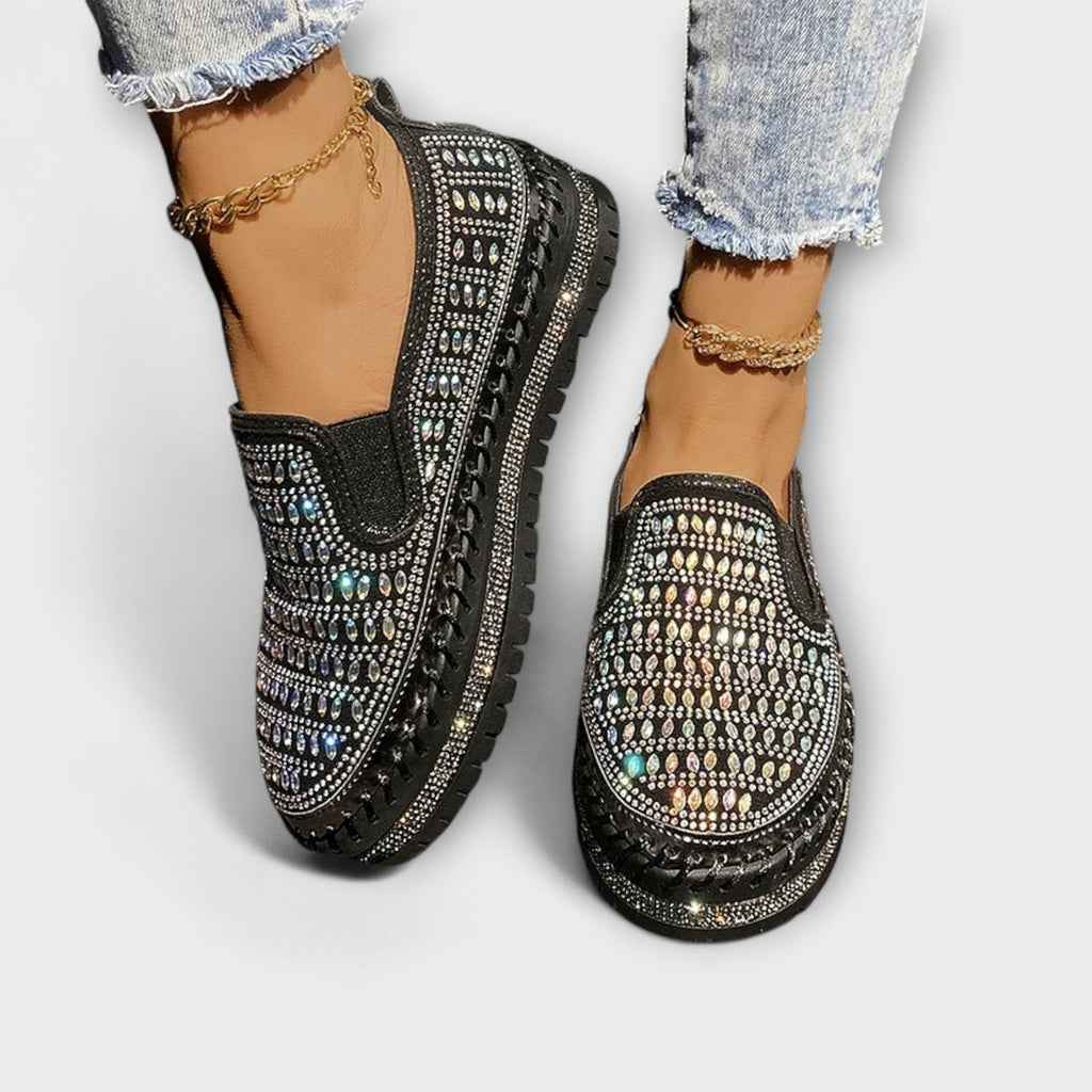 Thalia | Slip-on med perforerad glamdesign