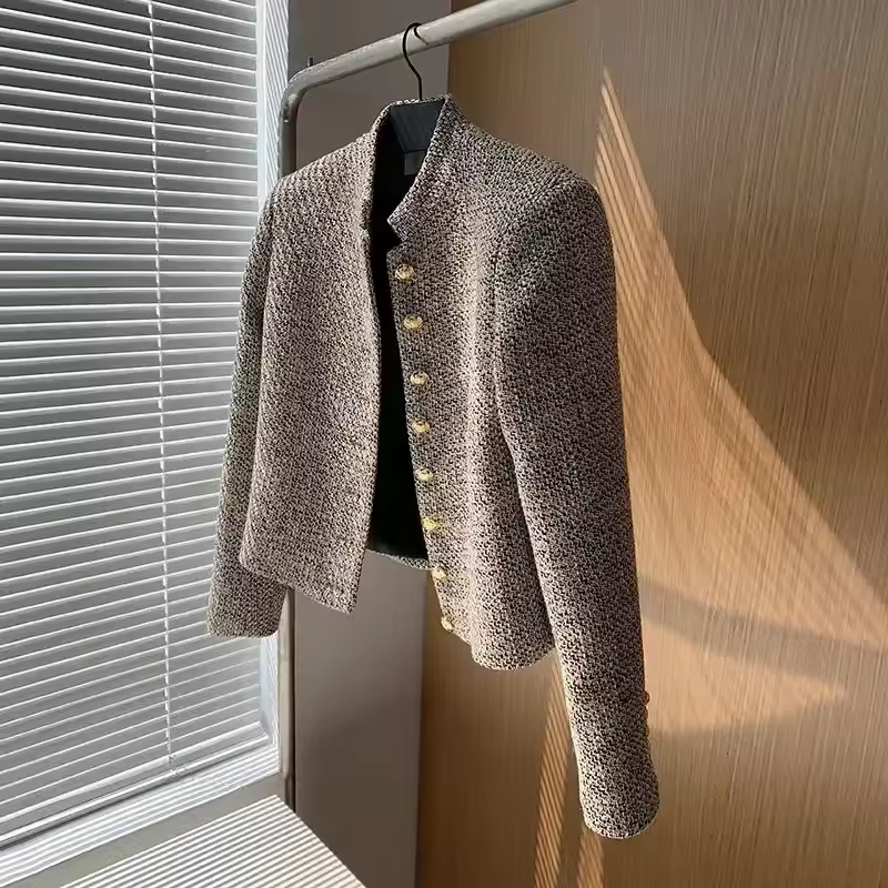 Amelia™ - Chic Tweed Blazer