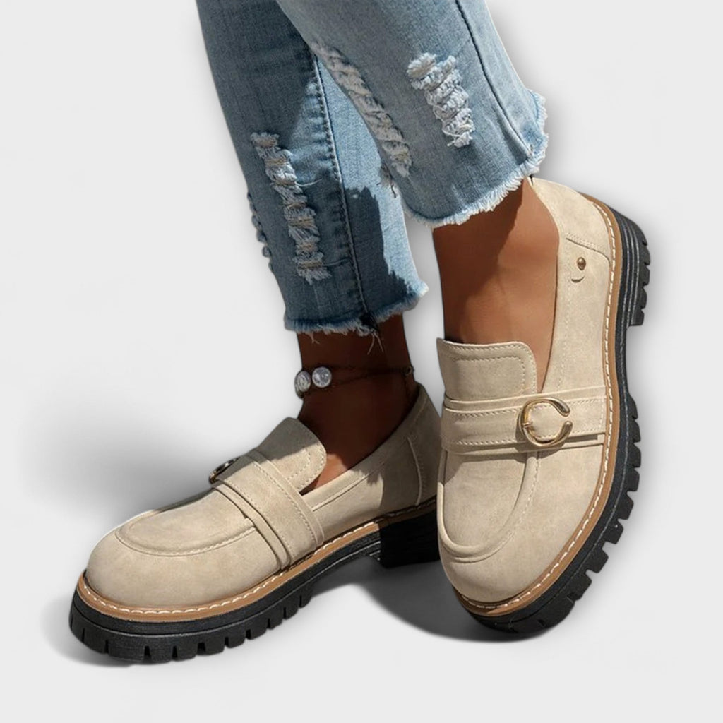 Poet | Loafers med guldspänne