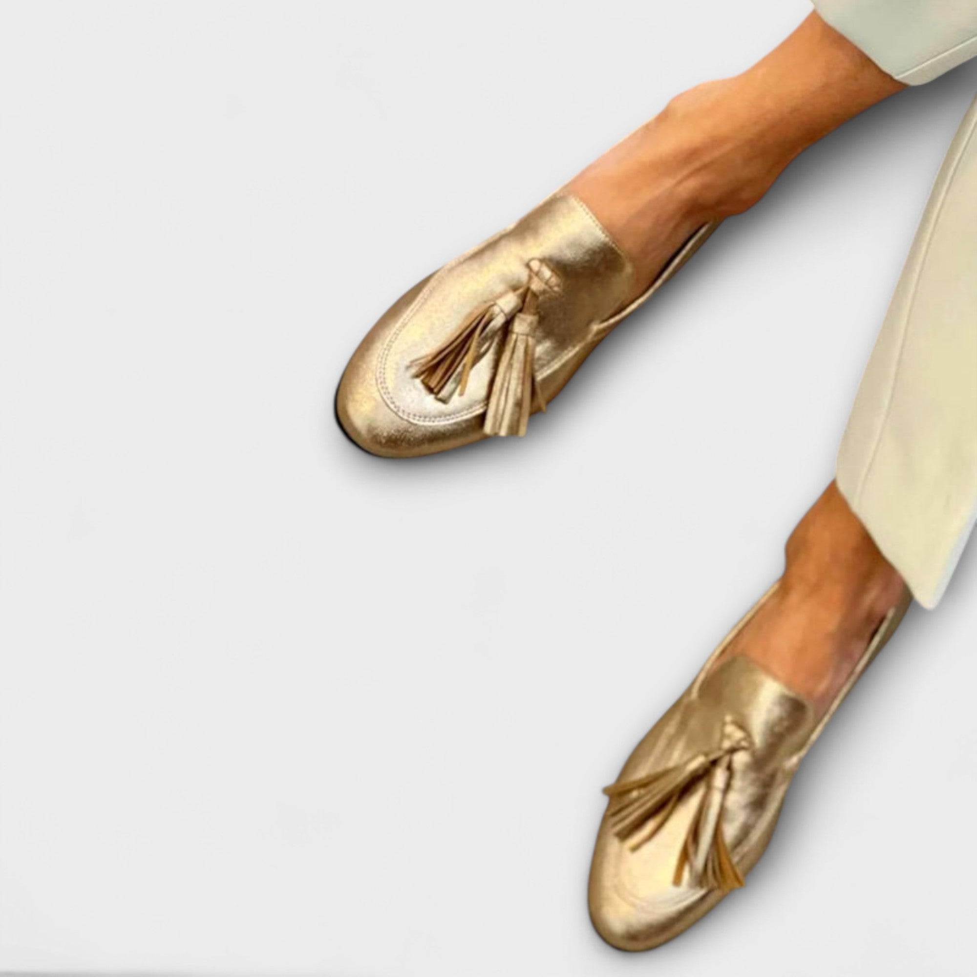 Delphine | Klassiska loafers med fransar