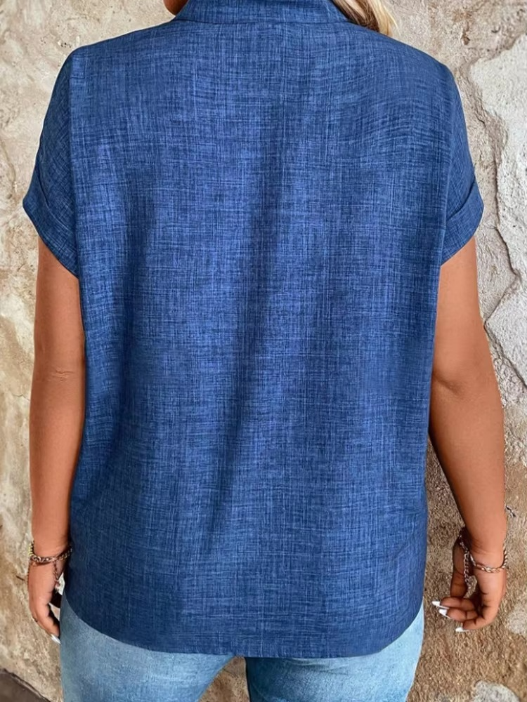 LANA™ | Elinor – Topp med mjukt fall och avslappnad v-ringning