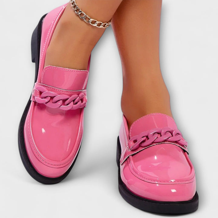 Lumi | Loafers med kedjespänne