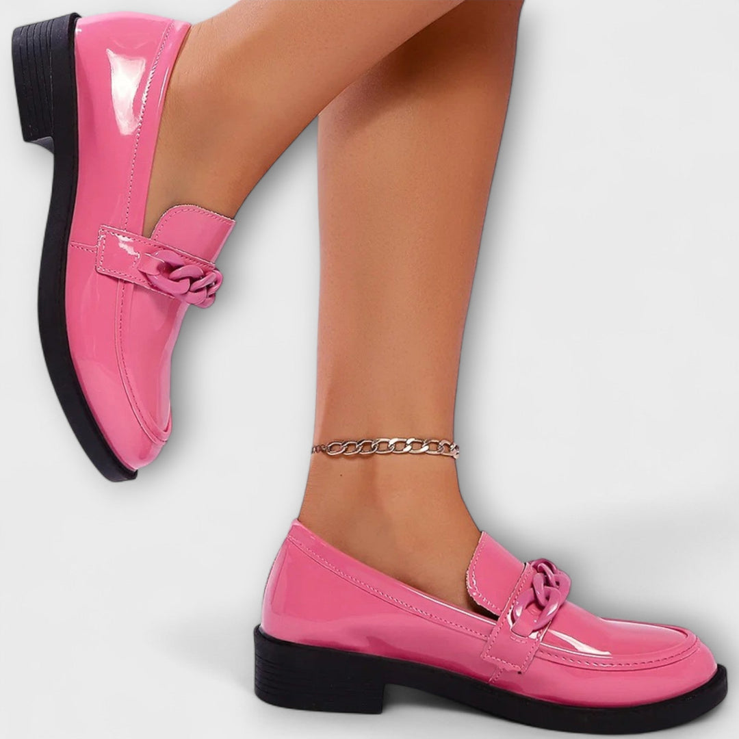 Lumi | Loafers med kedjespänne