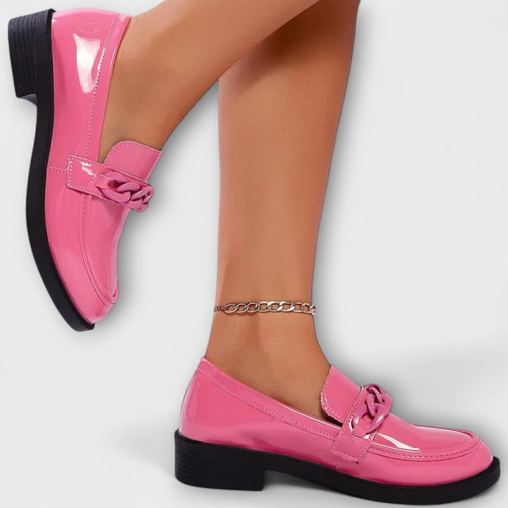Lumi | Loafers med kedjespänne