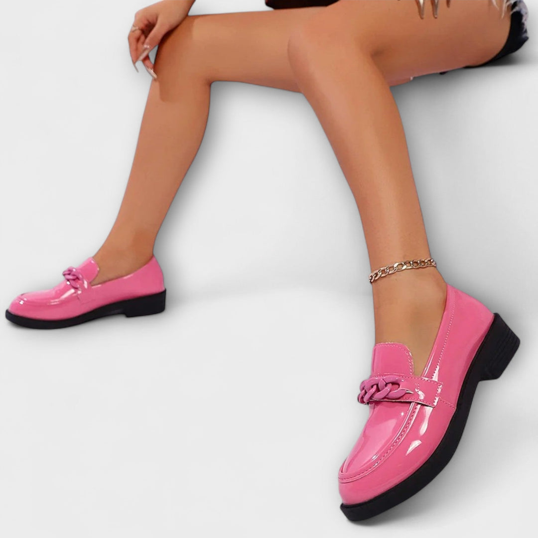 Lumi | Loafers med kedjespänne