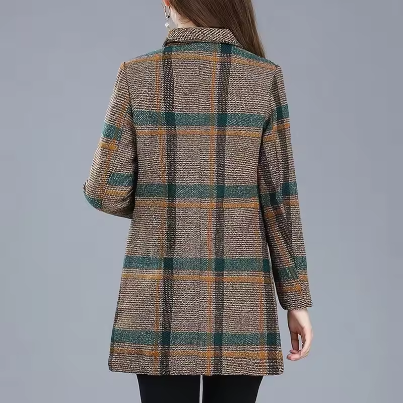 Aubrey™ - Elegant Rutigt Blazer