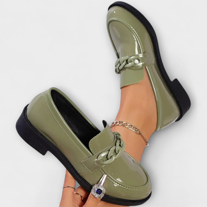 Lumi | Loafers med kedjespänne