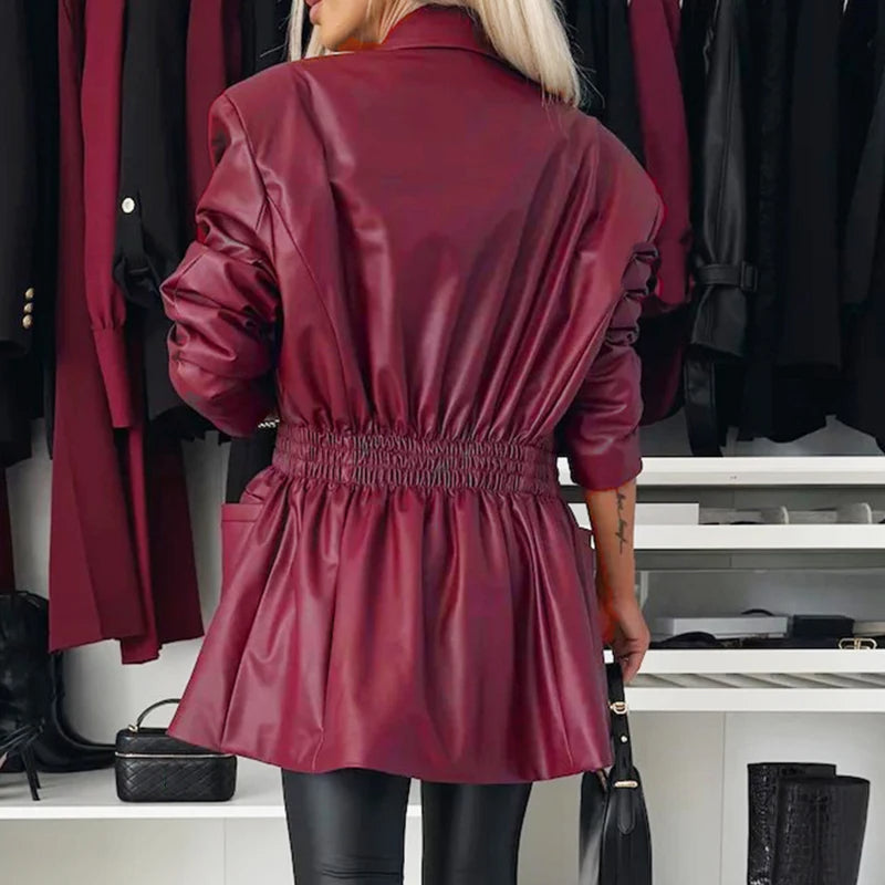 Lily™ - Chic Dubbelt Knäppt Blazer