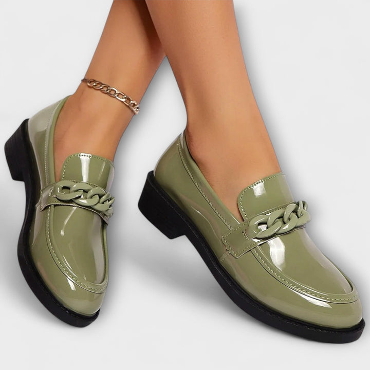 Lumi | Loafers med kedjespänne