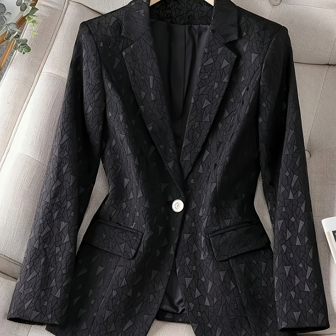 Lina™ - Elegant Enknäppt Blazer