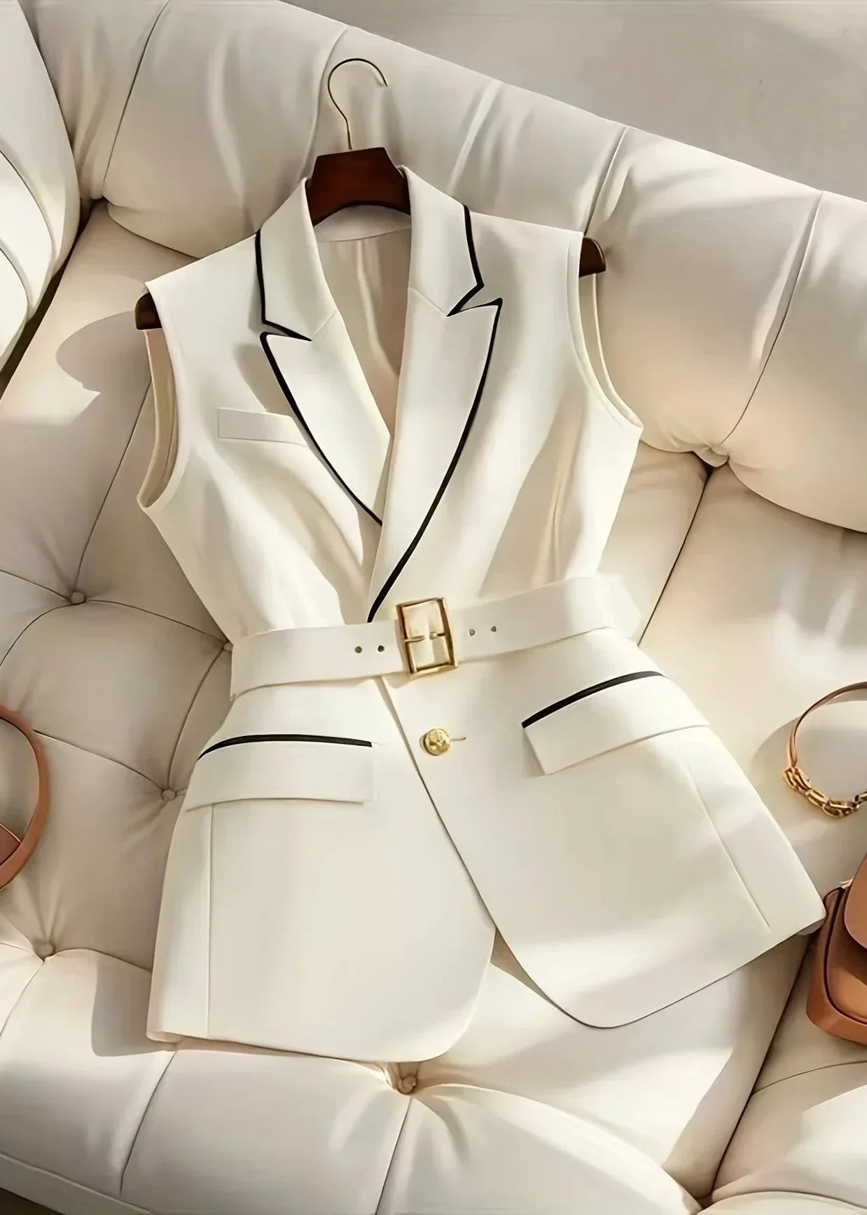 Sophia™ - Elegant Västa Med Bälte