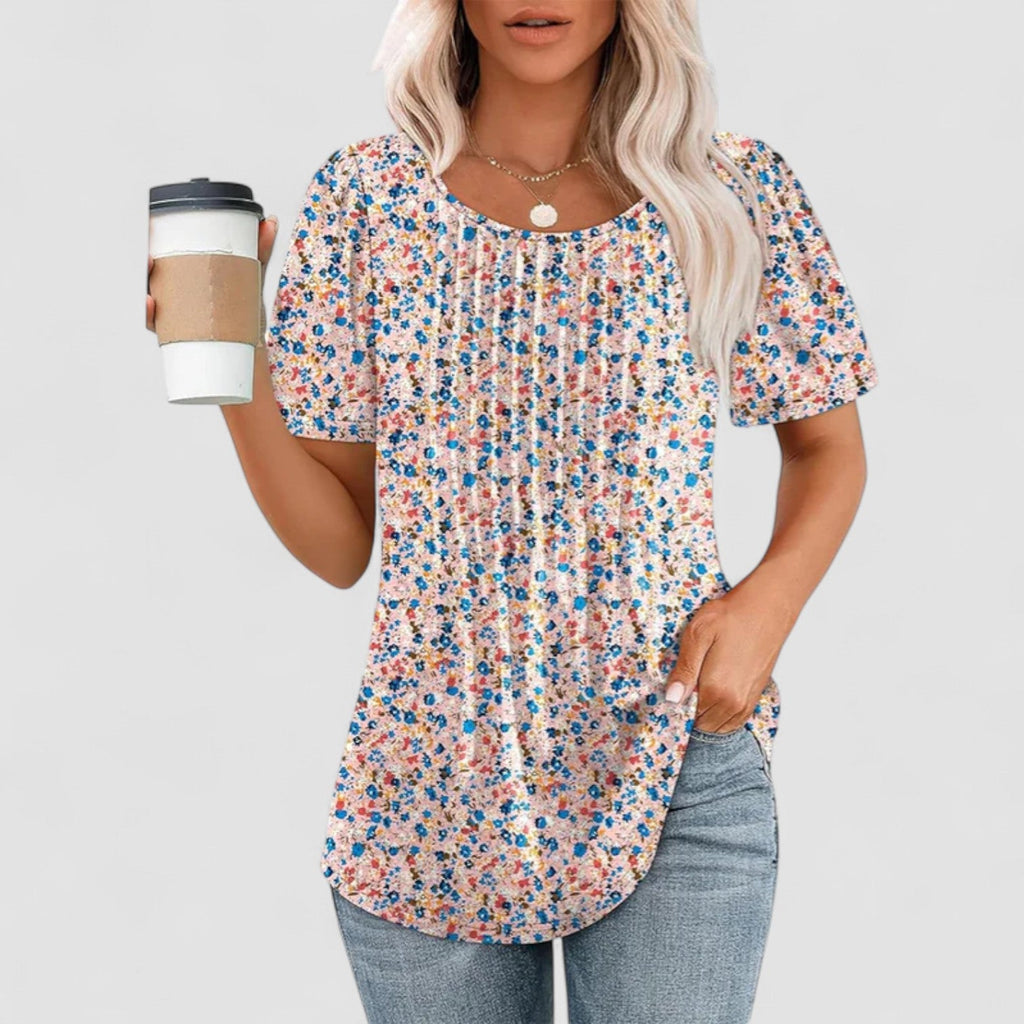 LANA™ | Linna – Långärmad blus i mjuk viskos