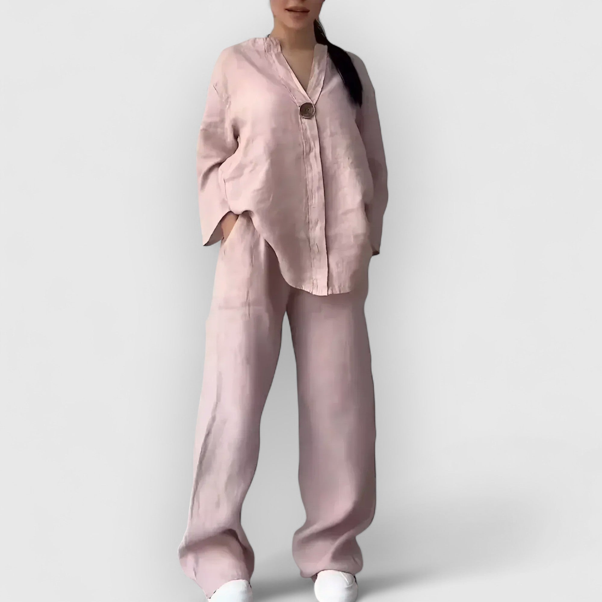 LANA™ | Margherita – Tvådelat linneset i avslappnad, elegant stil