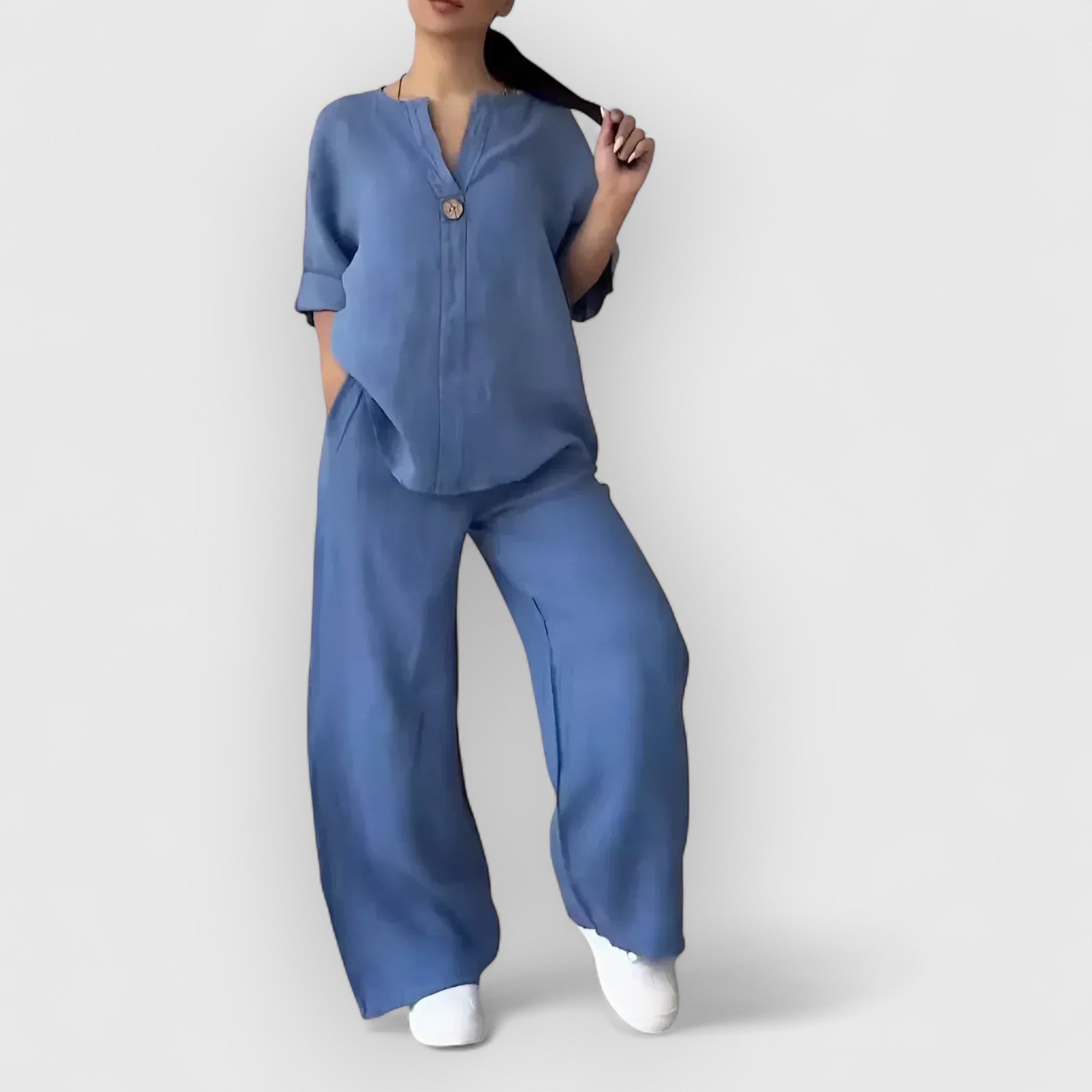 LANA™ | Margherita – Tvådelat linneset i avslappnad, elegant stil