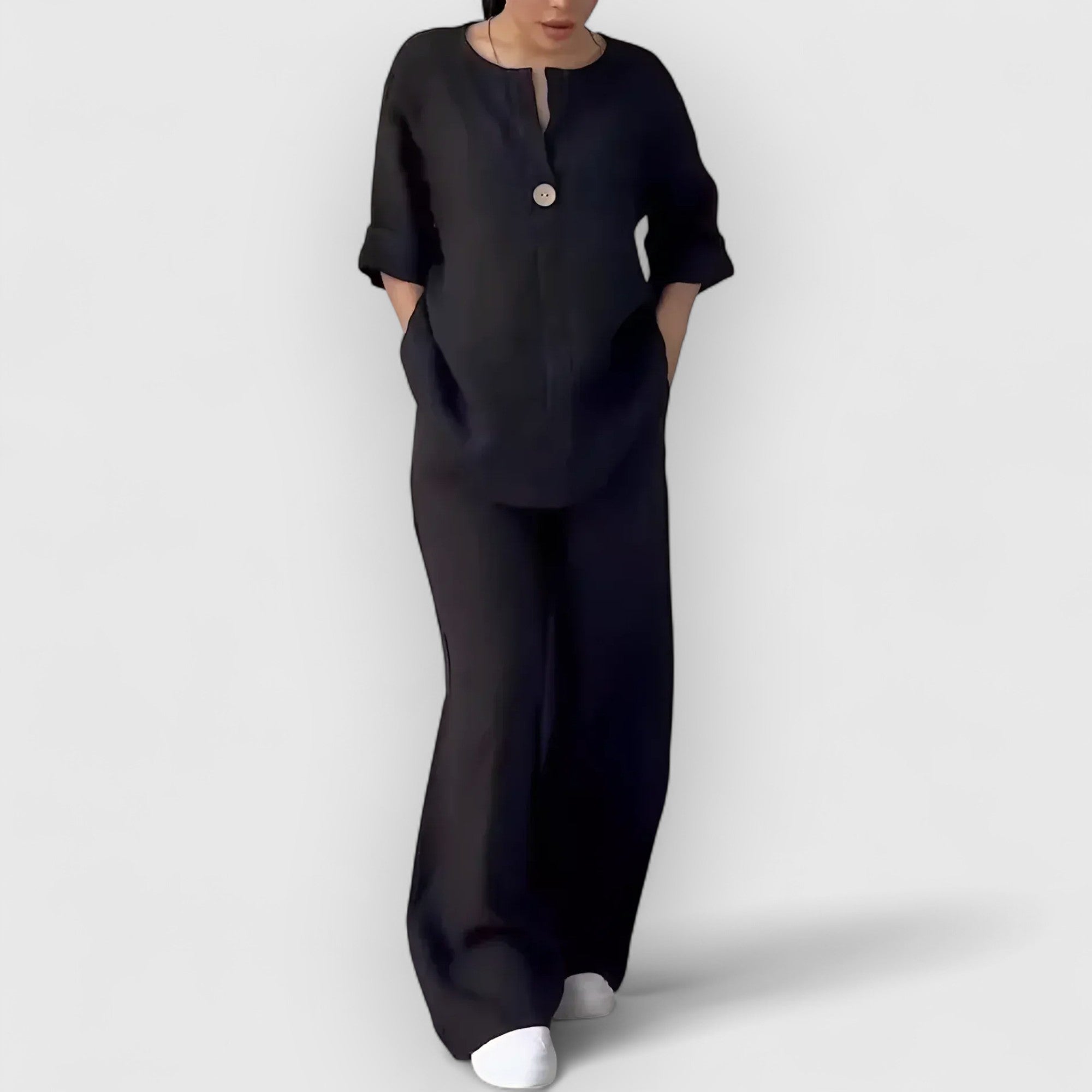 LANA™ | Margherita – Tvådelat linneset i avslappnad, elegant stil