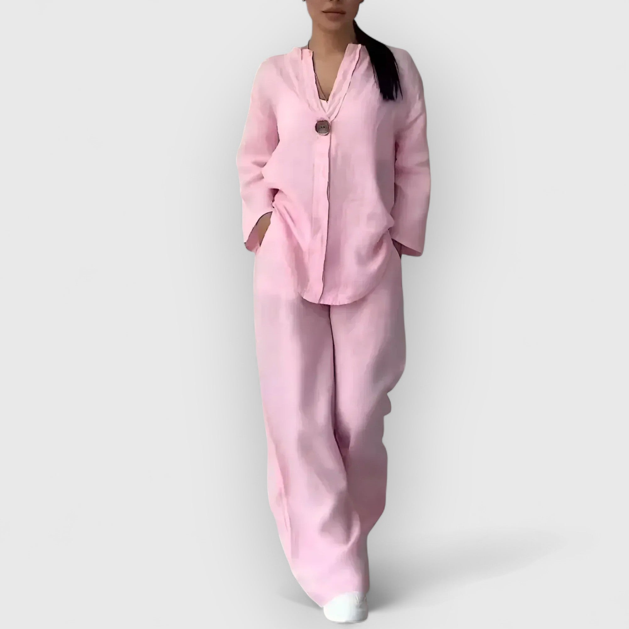 LANA™ | Margherita – Tvådelat linneset i avslappnad, elegant stil