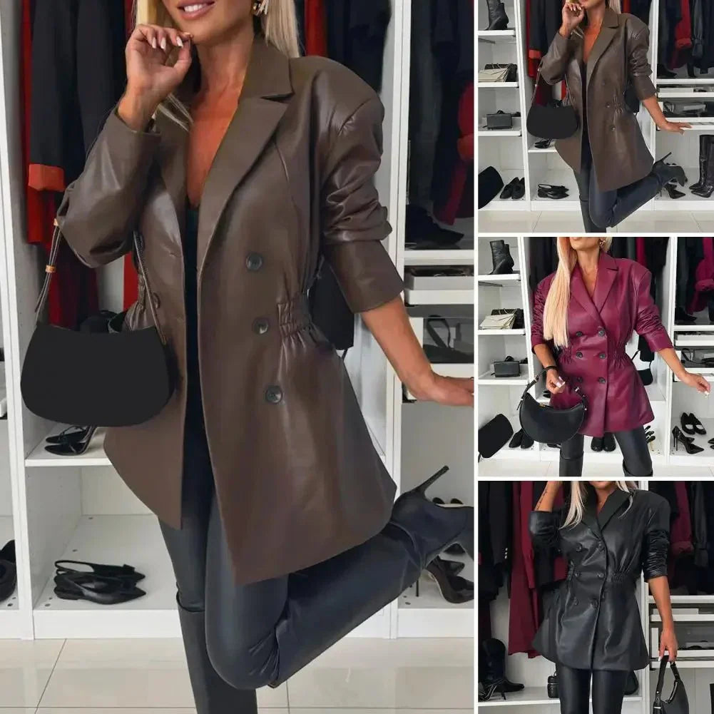 Lily™ - Chic Dubbelt Knäppt Blazer