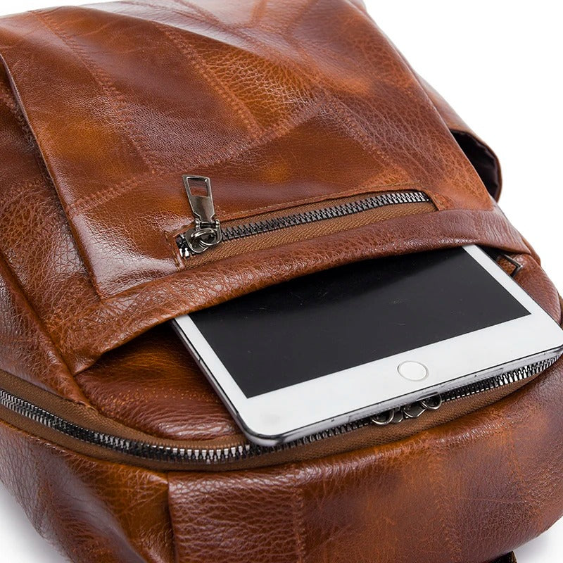 Anna™ | Stilig Läderryggsäck