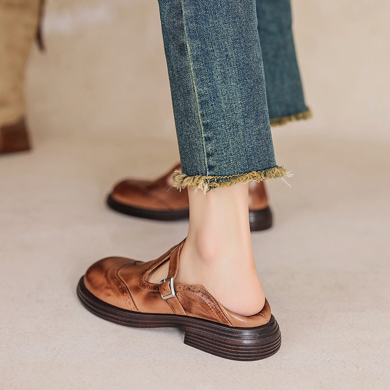 Elsa ™| Risla Leather Mary Janes