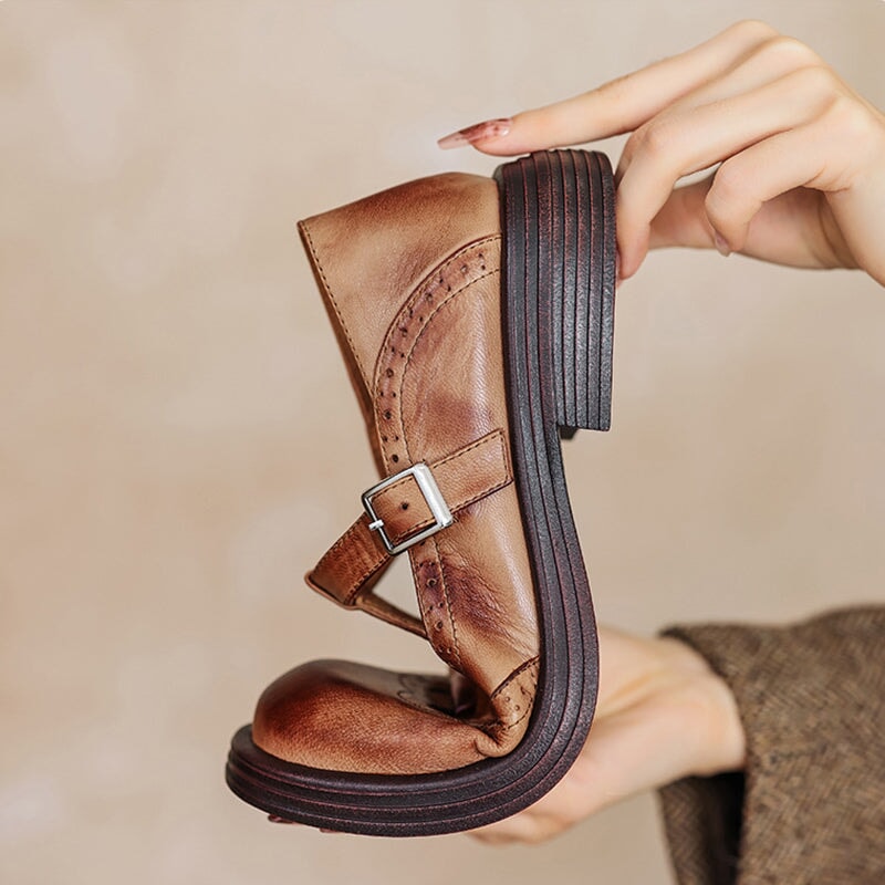 Elsa ™| Risla Leather Mary Janes
