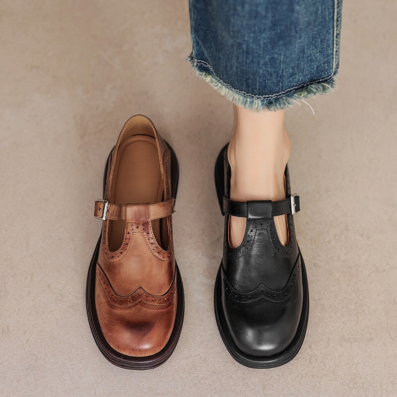 Elsa ™| Risla Leather Mary Janes
